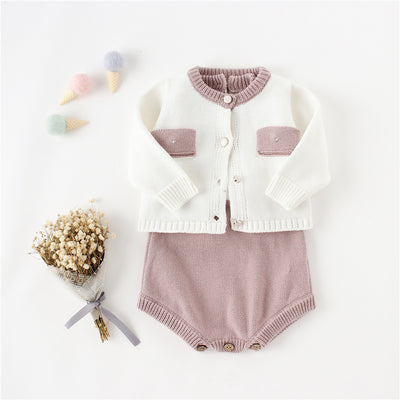Traje Dos Piezas con Chaqueta Tejida y Tirantes - Image 28