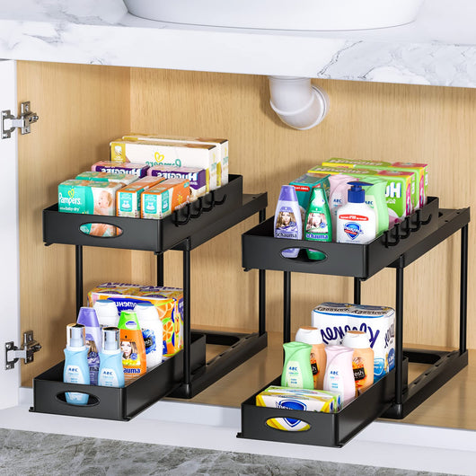 Organizador Deslizante Doble para Bajo Lavamanos - Image 18