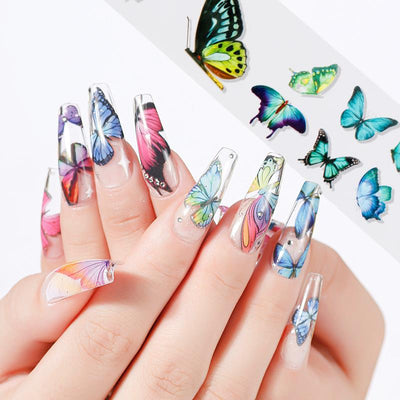 Papeles de Transferencia Láser Mariposa Estrella para Uñas - Image 8