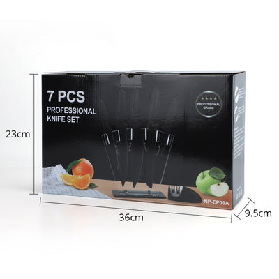 Juego de 7 Cuchillos de Acero Inoxidable Profesional para Cocina - Image 10