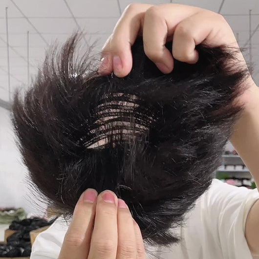 Sistema de Reemplazo Capilar en Película - Cabello Natural para Hombres - Image 10