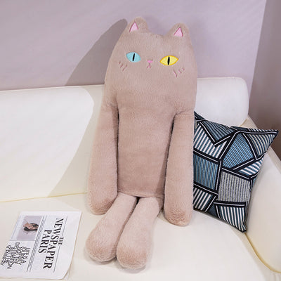 Almohada Gato Alargada para Dormir - Peluche de Apoyo para Piernas Tamaño Grande - Image 8