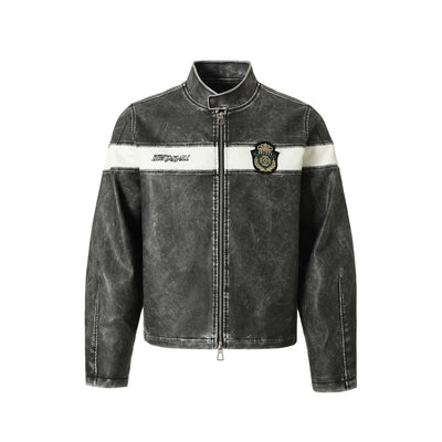 Chaqueta de Cuero para Motociclismo de Alta Rendimiento