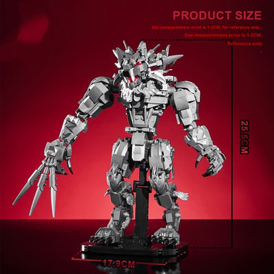 Modelo Mecha Lobo Oscuro 7051 - Rompecabezas de Bloques de Construcción - Image 12