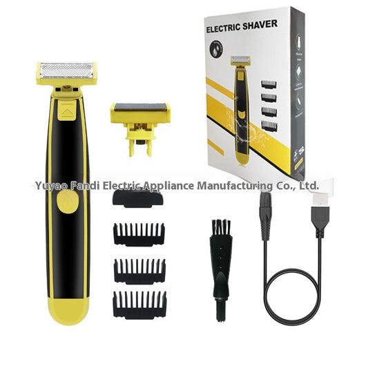 Afeitadora Eléctrica Recargable USB para Hombre - Cuerpo y Rostro Completamente Impermeable - Image 16