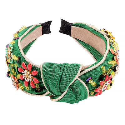 Diadema Floral Anudada de Estilo Elegante - Image 11