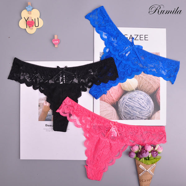 Braguitas de Encaje Ajustable Tipo G-String - Lencería Cómoda para Mujer