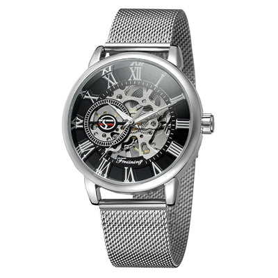 Reloj Mecánico Automático para Hombre con Correa de Cuero Genuino - Image 7