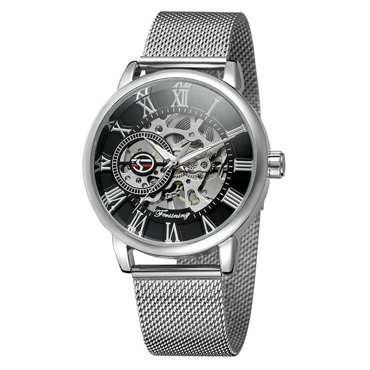 Reloj Mecánico Automático para Hombre con Correa de Cuero Genuino - Image 7