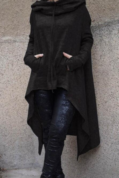 Sudadera con Capucha Holgada para Mujer - Otoño e Invierno