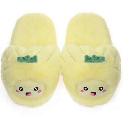 Pantuflas Cómodas con Diseño de Frutas Tropicales para Mujer - Image 3