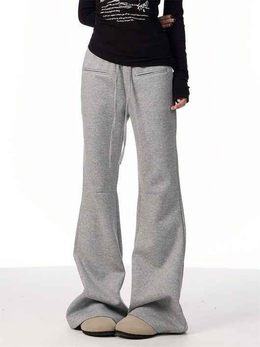 Pantalones de Buzo Acampanados Retro Casual - Image 6