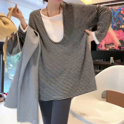 Blusa Rayada de Manga Larga Elegante - Image 14