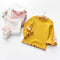 Blusa de Manga Larga con Encaje y Moño
