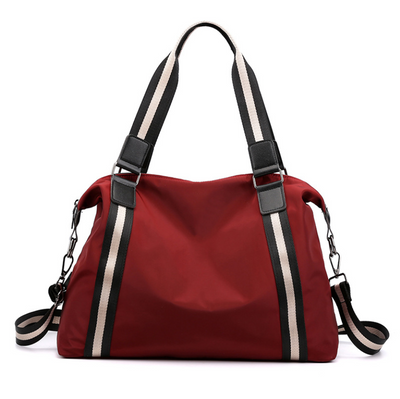 Bolsa de Viaje Plegable para Mujer - Diseño a Rayas Coreano - Image 24
