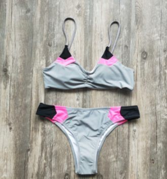Bikini de Diseño Europeo con Combinación de Colores - Traje de Baño Moderno - Image 6