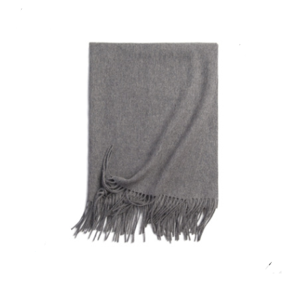 Bufanda Gruesa Unisex de Color Sólido - Chal Versátil para Otoño e Invierno - Image 35