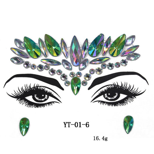 Cristales Adhesivos para Cara - Kit DIY de Diamantes y Brillos Acrílicos - Image 23