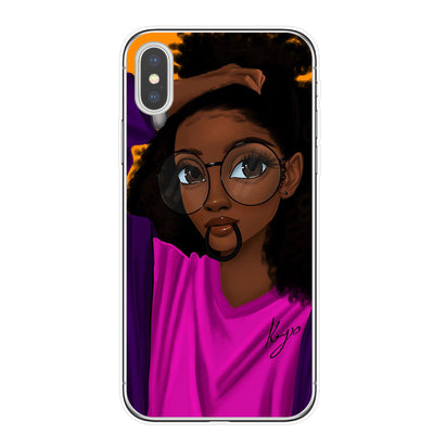 Funda para Celular con Diseño de Chica Ilustrada - Image 4