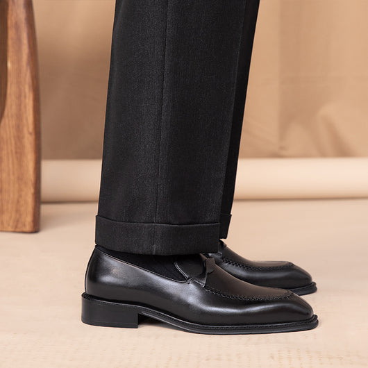 Zapatos de Cuero Versátiles para Hombre - Primavera y Otoño - Image 3
