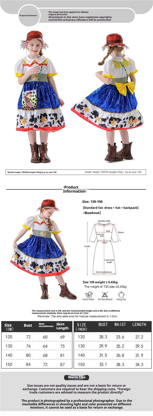 Traje de Cosplay Infantil Europeo y Americano - Image 7