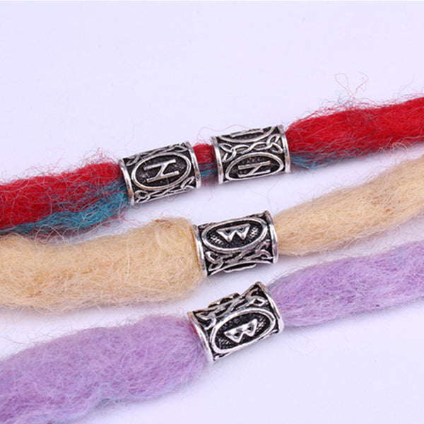 Cuentas Decorativas para Rastas y Trenzas con Agujero Grande