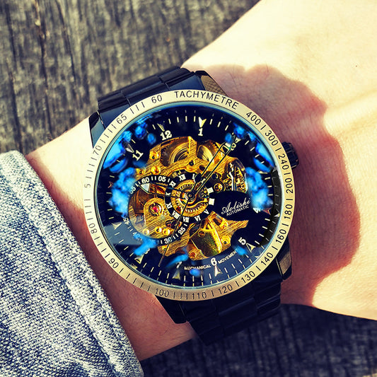 Reloj Mecánico Automático Hueco para Hombre Resistente al Agua - Image 2