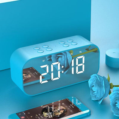 Parlante Bluetooth Inalámbrico con Reloj LED Integrado - Image 3