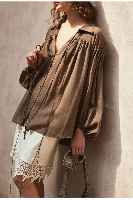 Camisa de Solapa con Diseño Contemporáneo - Image 13