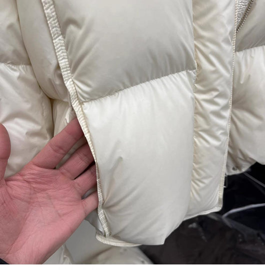 Chaqueta Acolchada Suelta con Capucha para Mujer - Image 15