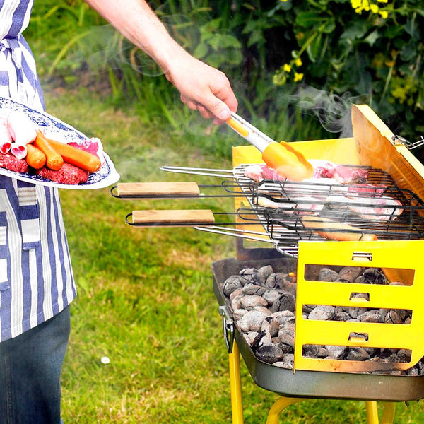 Accesorios BBQ Profesionales en Acero Inoxidable con Malla de Cocina