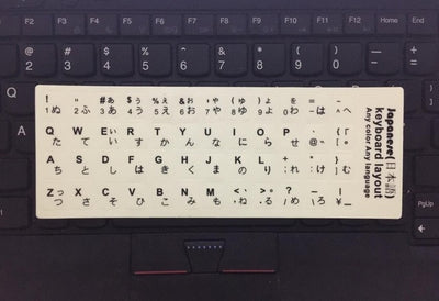 Pegatinas de Teclado Luminosas Multiidioma - Árabe, Tailandés, Hebreo, Francés, Italiano, Alemán - Image 13