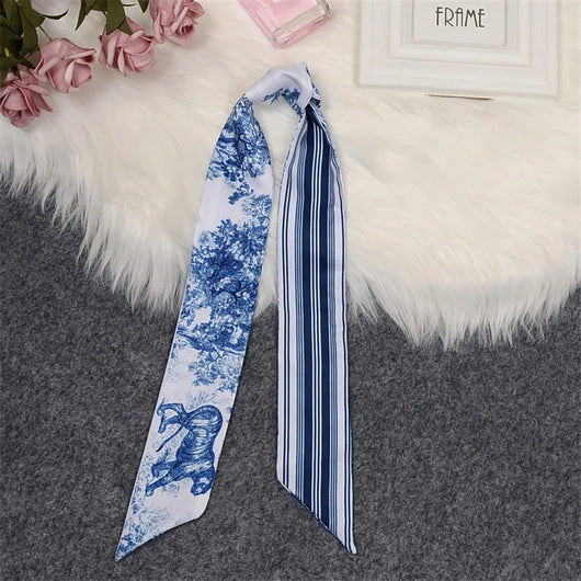 Pañuelo de Seda Estampado para Mujer - Accesorio Versátil Twill - Image 3