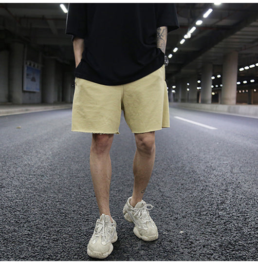 Shorts de Algodón Terry Liso Oversized - Image 6