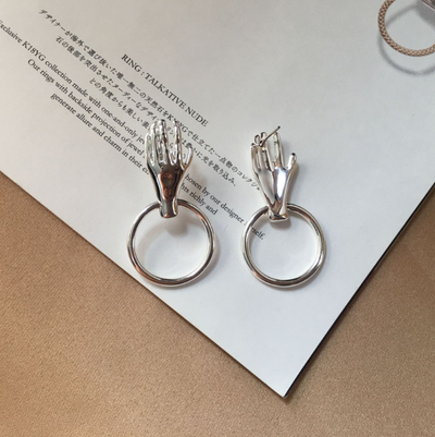 Aretes de Palma Dorados - Plata 925 con Baño de Oro 18K - Image 5