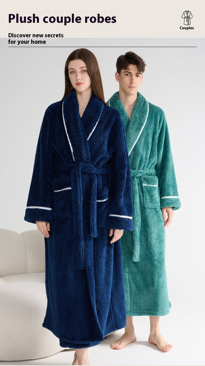 Bata Térmica para Parejas - Abrigo Grueso Otoño Invierno - Image 16