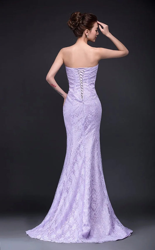 Vestido de Novia Largo Encaje Fucsia y Blanco - Diseño Sensual y Elegante - Image 11