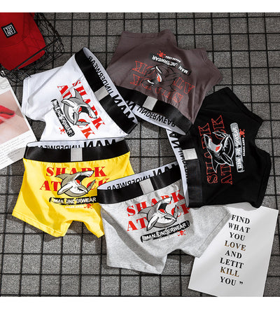 Calzoncillos Boxer Shark para Hombre - Algodón Transpirable Otoño e Invierno - Image 8
