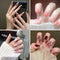 Uñas Postizas Decoradas Adhesivas - Diseño Profesional Listo para Usar