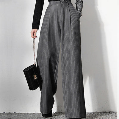 Pantalón de Trabajo Amplio y Recto con Bolsillos Múltiples