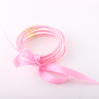 Pulseras de Silicona con Brillo y Gel Brillante - Diseño Redondo - Image 5