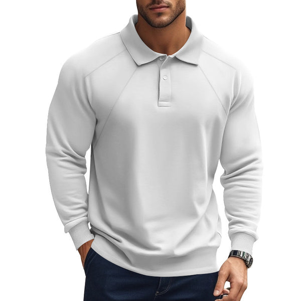 Polo Casual de Cuello Clásico para Hombre - Diseño Versátil Primavera Otoño