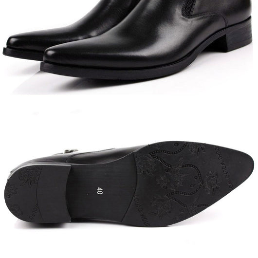 Botas Formales de Cuero para Hombre - Calzado Profesional Premium - Image 12