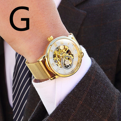 Reloj Automático Mecánico para Hombre Sumergible con Diseño Esqueletado - Image 15