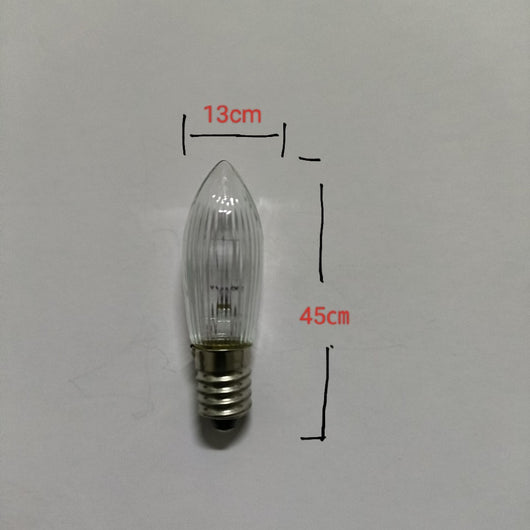 Bombilla LED E10 Patrón Cristal C6 34V 3W - Image 3