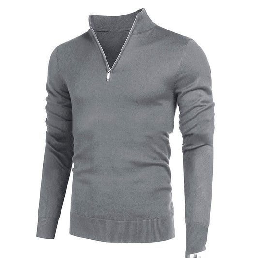 Polo Cuello Alto Manga Larga Estilo Europeo Premium