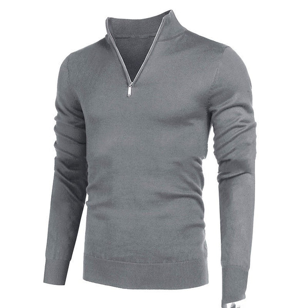 Polo Cuello Alto Manga Larga Estilo Europeo Premium