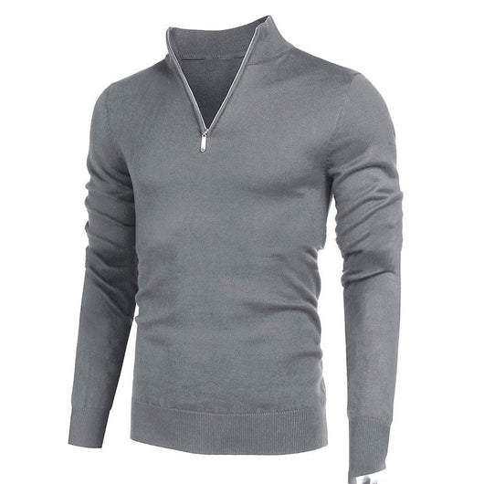 Polo Cuello Alto Manga Larga Estilo Europeo Premium