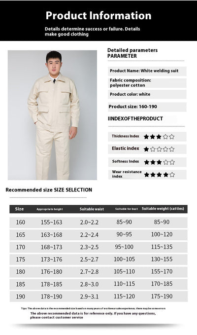 Traje de Trabajo para Soldadura en Lona Resistente - Image 6