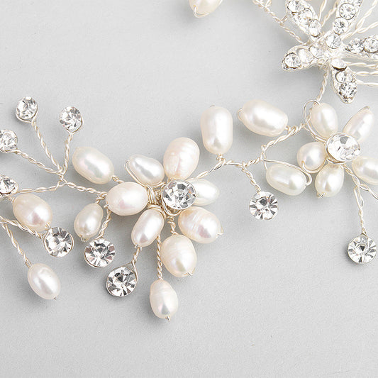 Conjunto de Collar y Aretes de Perlas Elegantes - Image 2